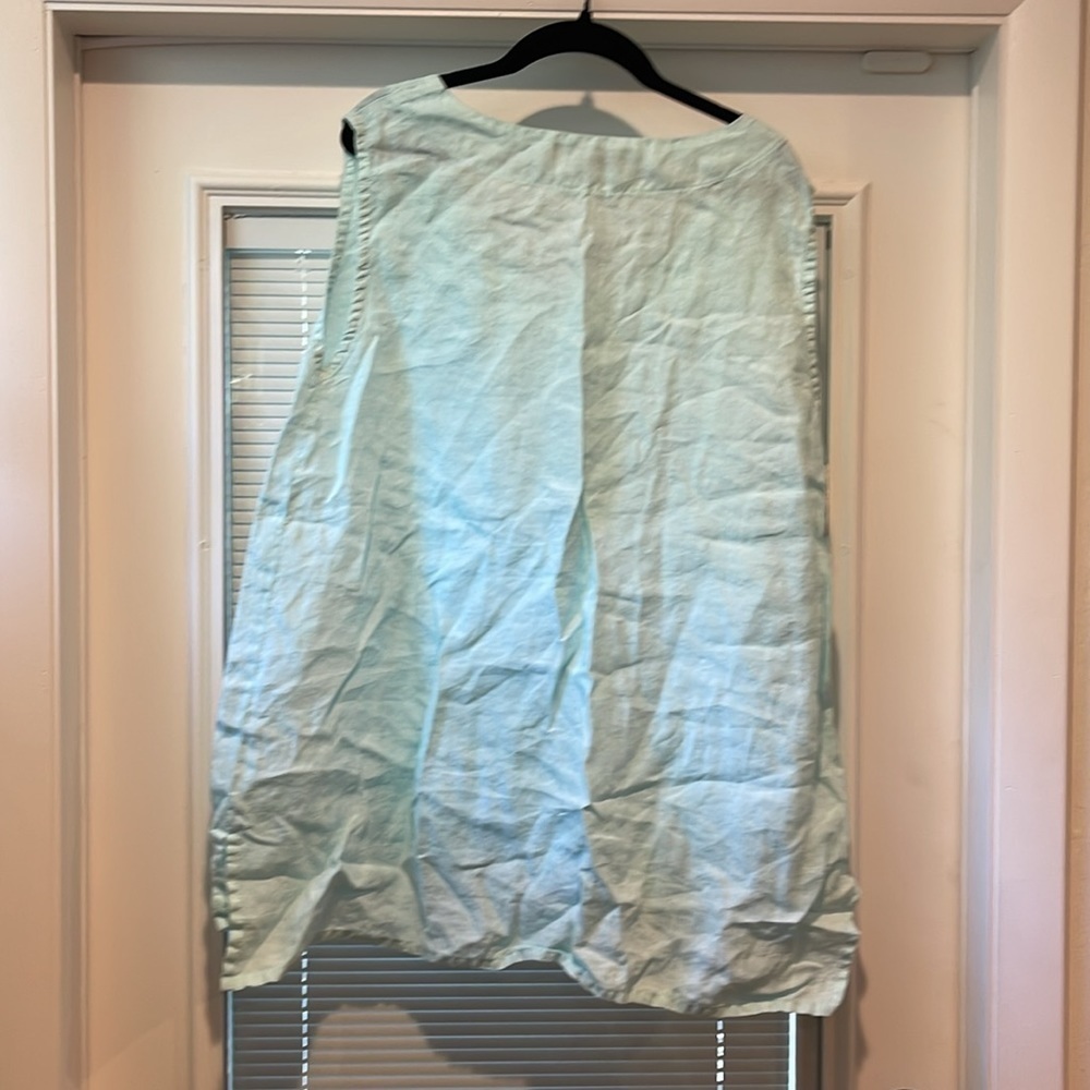 Haris Cotton Blue Linen Shirt - Picture 5 of 5